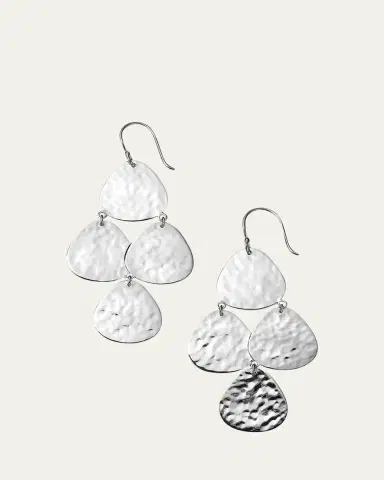 Ippolita Crinkle Small Nomad Cascade Earrings in Sterling | Thumbnail 2