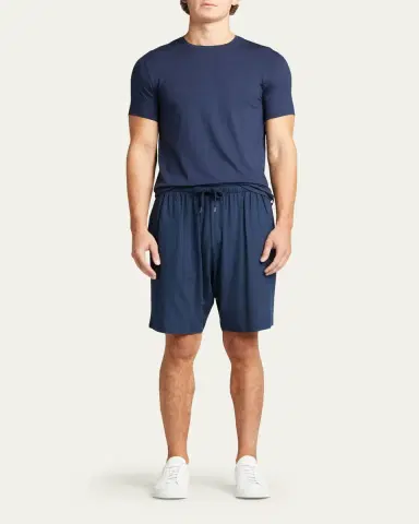 Derek Rose Men's Micromodal Lounge Shorts | Thumbnail 6 Derek Rose Men's Micromodal Lounge Shorts | Thumbnail 6