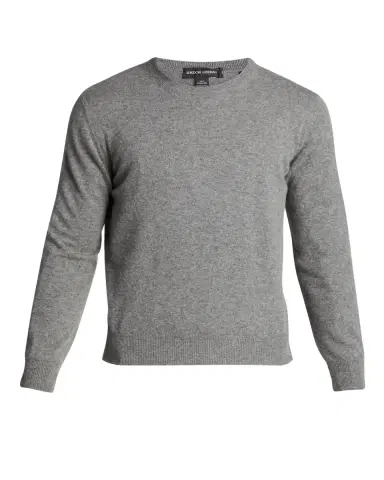 Bergdorf Goodman Men's Solid Cashmere Crewneck Sweater | Thumbnail 5