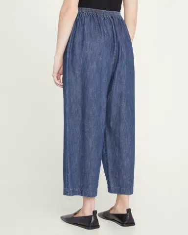 Eskandar Denim Japanese Trousers | Thumbnail 3