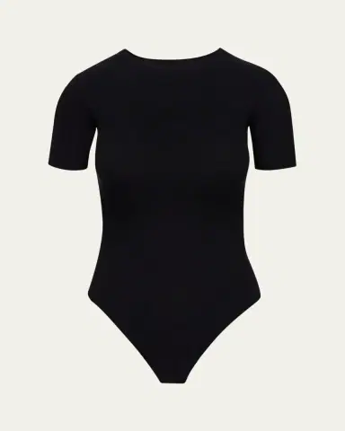 Commando Butter Short-Sleeve Crewneck Bodysuit | Thumbnail 3 Commando Butter Short-Sleeve Crewneck Bodysuit | Thumbnail 3