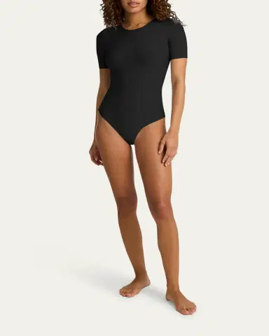 Commando Butter Short-Sleeve Crewneck Bodysuit | Thumbnail 4 Commando Butter Short-Sleeve Crewneck Bodysuit | Thumbnail 4