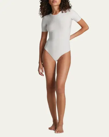 Commando Butter Short-Sleeve Crewneck Bodysuit | Thumbnail 7 Commando Butter Short-Sleeve Crewneck Bodysuit | Thumbnail 7