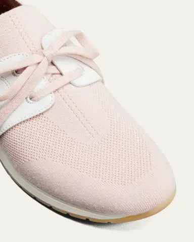 Loro Piana Knit Lace-Up Runner Sneakers | Thumbnail 17