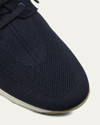 Loro Piana Knit Lace-Up Runner Sneakers | Thumbnail 9