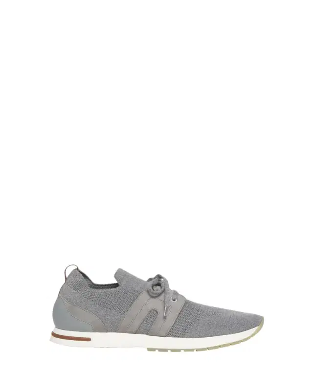 Knit Lace-Up Runner Sneakers