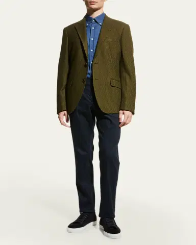 Etro Men's Basic Knit Blazer | Thumbnail 6