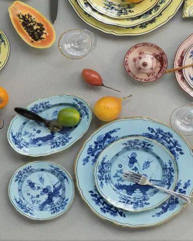 GINORI 1735 Oriente Italiano Bread & Butter Plate, Iris | Thumbnail 2