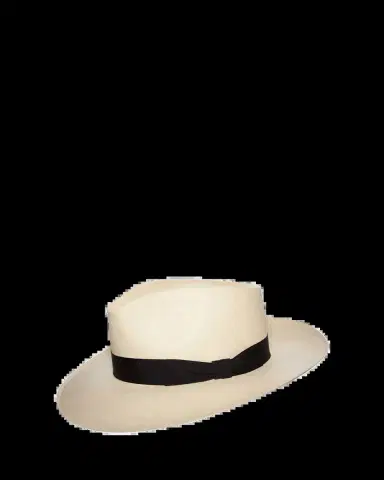 Worth & Worth by Orlando Palacios Men's Casablanca Montecristi Panama Straw Hat | Thumbnail 2