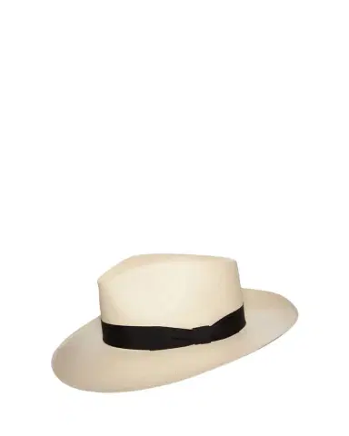 Worth & Worth by Orlando Palacios Men's Casablanca Montecristi Panama Straw Hat | Thumbnail 1