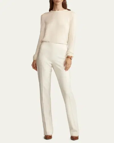 Ralph Lauren Collection Alandra Wool Crepe Pants | Thumbnail 2 Ralph Lauren Collection Alandra Wool Crepe Pants | Thumbnail 2