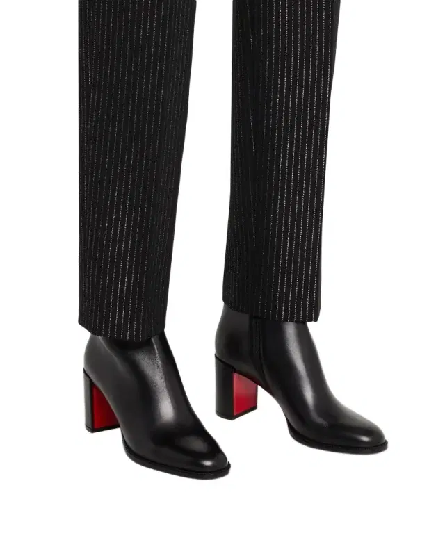 Christian Louboutin 70mm Adoxa Zip Ankle Booties