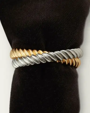 L'Objet Deco Twist Napkin Rings Jewels, Set of 4 | Thumbnail 1