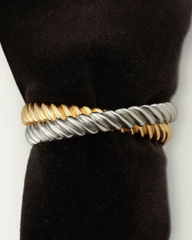 L'Objet Deco Twist Napkin Rings Jewels, Set of 4