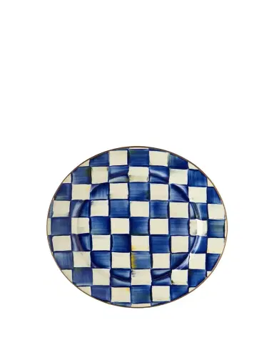 MacKenzie-Childs Royal Check Charger Plate | Thumbnail 1