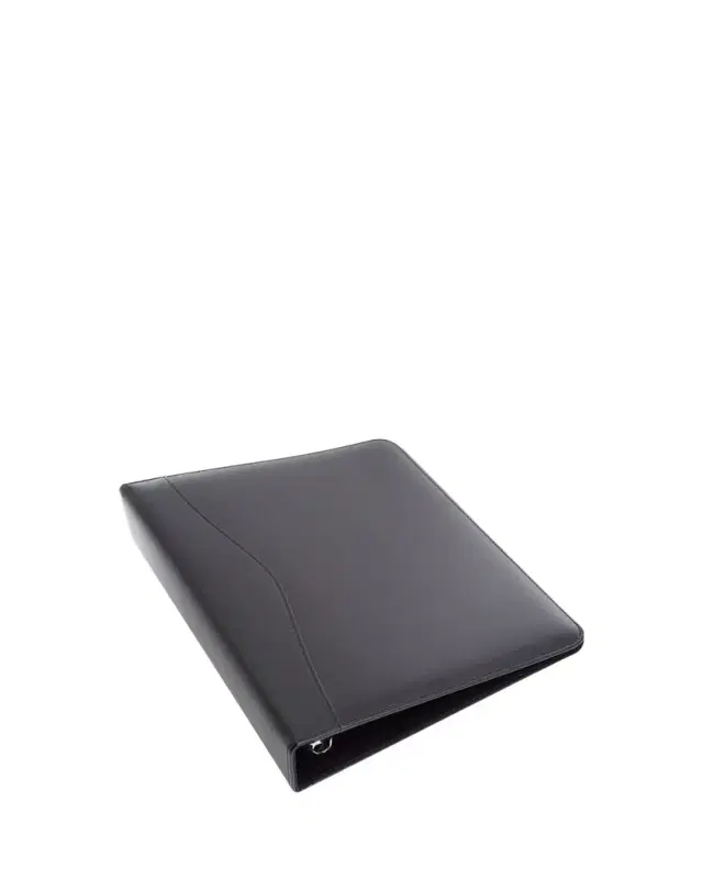 ROYCE New York Personalized Leather 2" Ring Binder