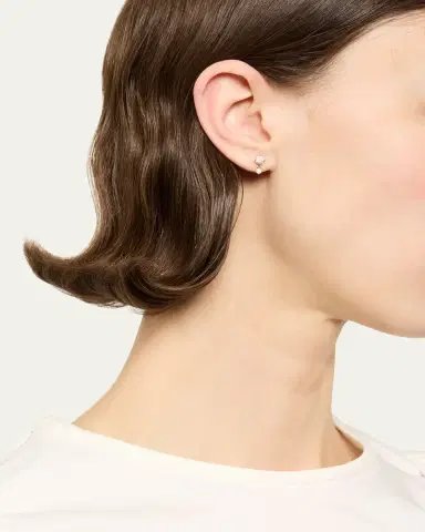 Lizzie Mandler Fine Jewelry Alternating Double-Drop Diamond Earrings in 18k Yellow | Thumbnail 2