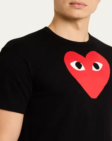Comme des Garçons Men's Big Heart Short-Sleeve T-Shirt | Thumbnail 9