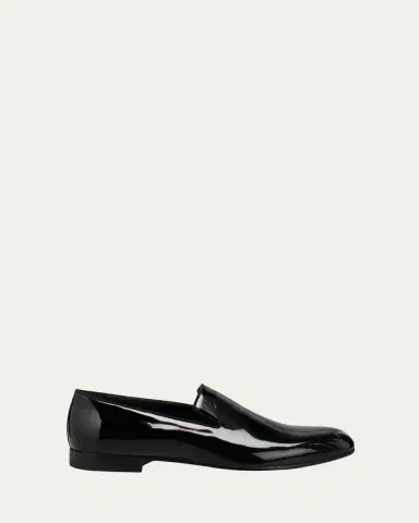 Giorgio Armani Men's Patent Formal Slip-Ons | Thumbnail 4 Giorgio Armani Men's Patent Formal Slip-Ons | Thumbnail 4