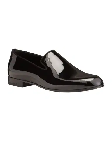 Giorgio Armani Men's Patent Formal Slip-Ons | Thumbnail 1 Giorgio Armani Men's Patent Formal Slip-Ons | Thumbnail 1