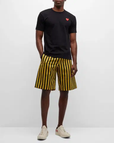 Comme des Garçons Men's Cotton Jersey Heart T-Shirt | Thumbnail 13