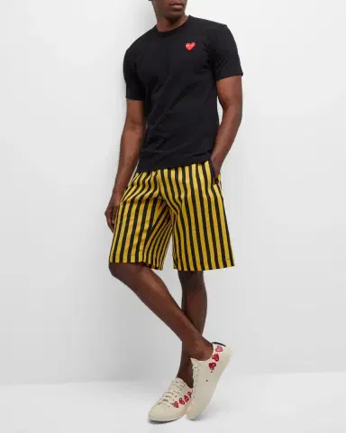 Comme des Garçons Men's Cotton Jersey Heart T-Shirt | Thumbnail 16