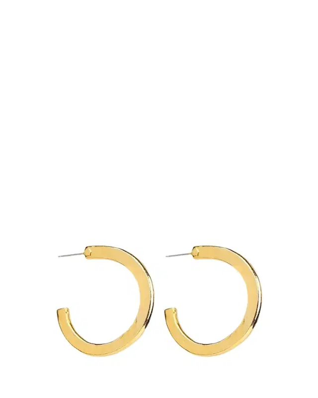 Ben-Amun Flat Hoop Earrings