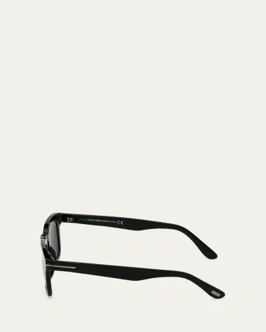 Tom Ford Men's Dax Square Solid Acetate Sunglasses | Thumbnail 3 Tom Ford Men's Dax Square Solid Acetate Sunglasses | Thumbnail 3