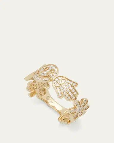 Sydney Evan Pave Icon Ring | Thumbnail 4
