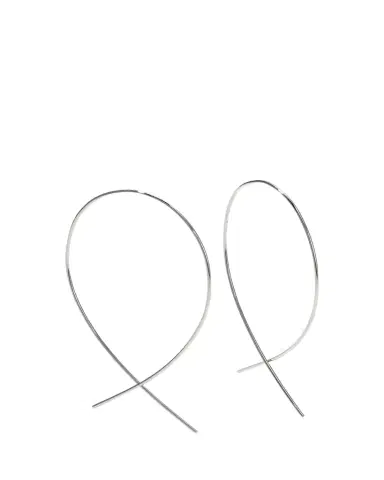 Lana 14K Gold Small Upside Down Hoop Earrings | Thumbnail 1