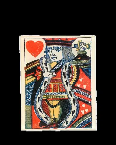 John Derian Naive King Heart Tiny Decorative Tray | Thumbnail 2