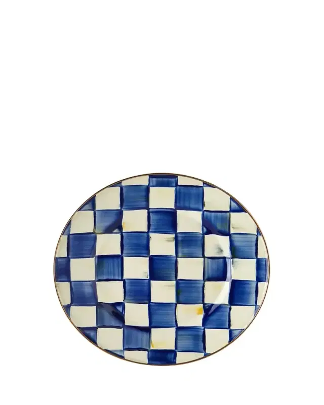 Royal Check Dinner Plate
