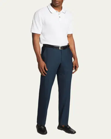 Giorgio Armani Men's Tipped Polo Shirt | Thumbnail 6