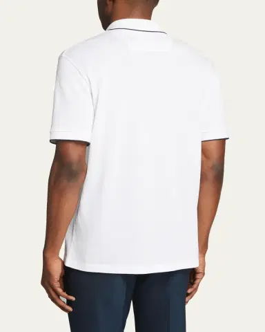 Giorgio Armani Men's Tipped Polo Shirt | Thumbnail 7