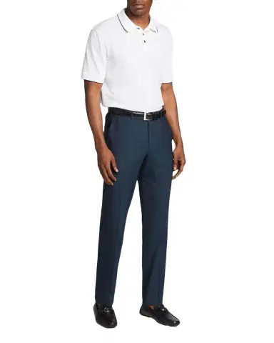 Giorgio Armani Men's Tipped Polo Shirt | Thumbnail 1