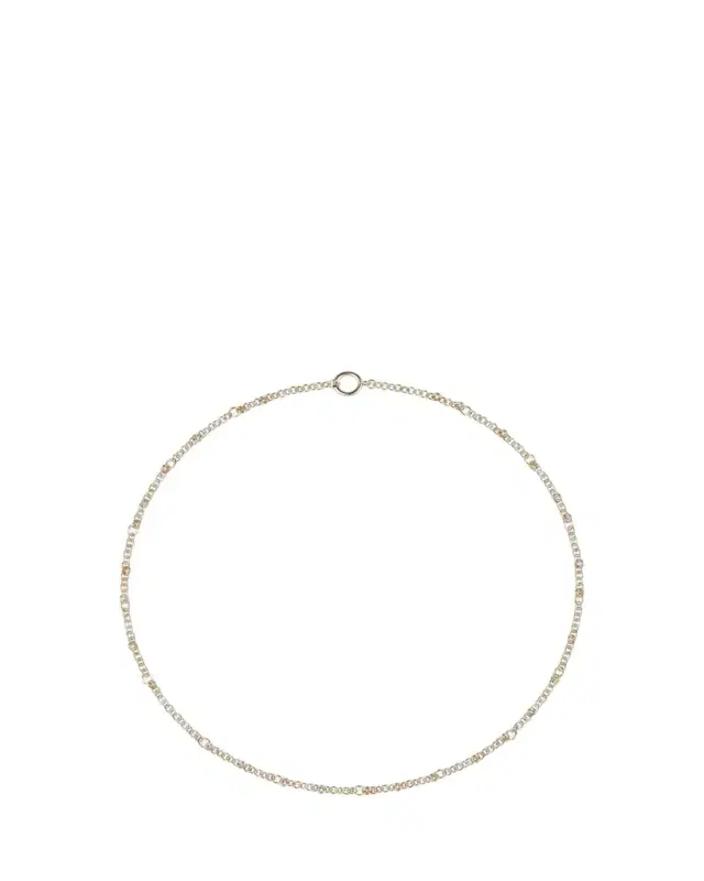 Tricolor Cable Chain Necklace