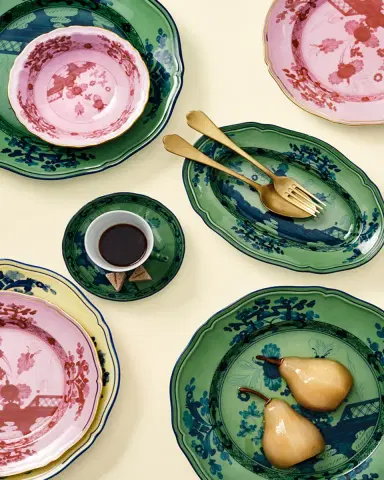 Ginori 1735 Oriente Italiano Salad Plate, Malachite | Thumbnail 3