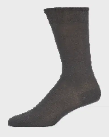 Bresciani Men 's Knit Crew Socks | Thumbnail 2
