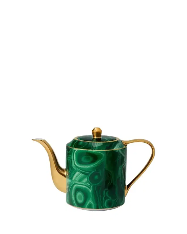 L'Objet Malachite Tea Pot