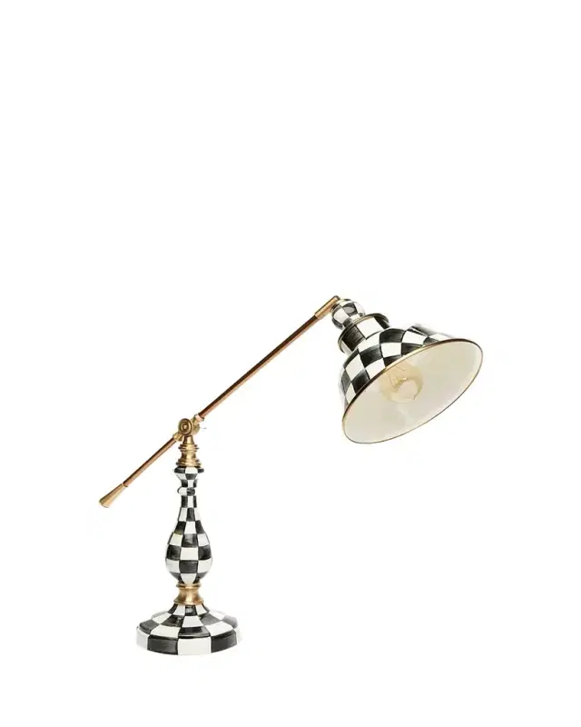 Courtly Check 22" Reading Table Lamp