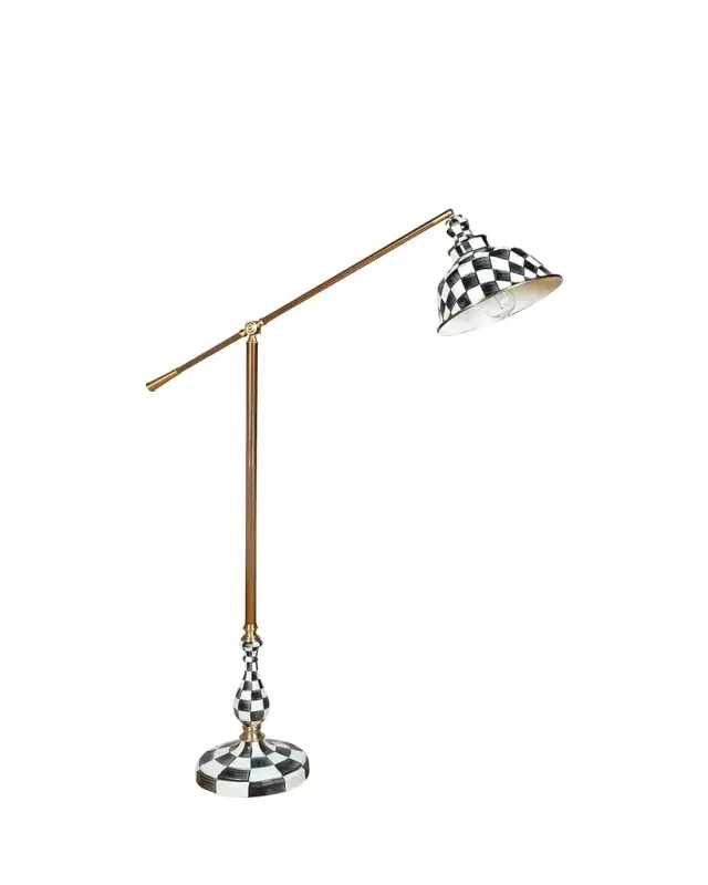 MacKenzie-Childs Courtly Check Reading Floor Lamp