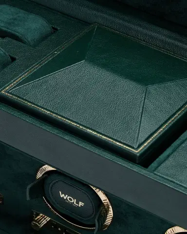 Wolf British Racing Triple Watch Winder with Storage | Thumbnail 5 Wolf British Racing Triple Watch Winder with Storage | Thumbnail 5