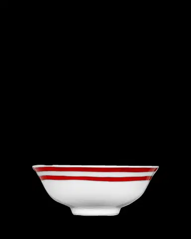 HERMÈS Balcon Red Soup Bowl | Thumbnail 2
