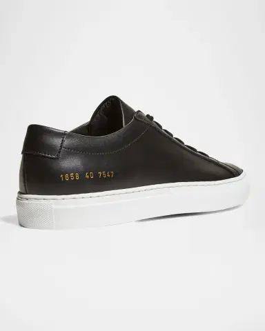 Common Projects Men's Achilles Leather Low-Top Sneakers | Thumbnail 2 Common Projects Men's Achilles Leather Low-Top Sneakers | Thumbnail 2