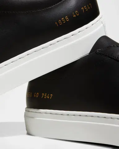 Common Projects Men's Achilles Leather Low-Top Sneakers | Thumbnail 3 Common Projects Men's Achilles Leather Low-Top Sneakers | Thumbnail 3