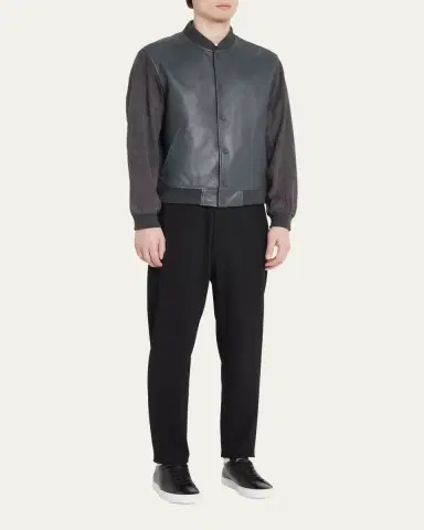 Common Projects Men's Achilles Leather Low-Top Sneakers | Thumbnail 6 Common Projects Men's Achilles Leather Low-Top Sneakers | Thumbnail 6