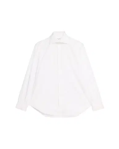 Cesare Attolini Men's Solid Cotton Sport Shirt | Thumbnail 1 Cesare Attolini Men's Solid Cotton Sport Shirt | Thumbnail 1