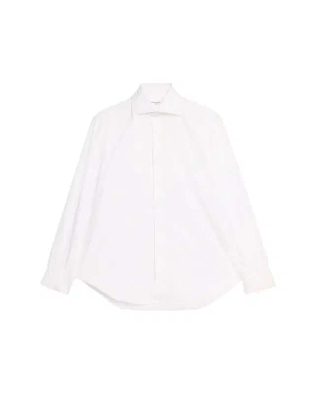 Cesare Attolini Men's Solid Cotton Sport Shirt