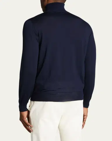 Bergdorf Goodman Men's Cashmere Turtleneck Sweater | Thumbnail 8