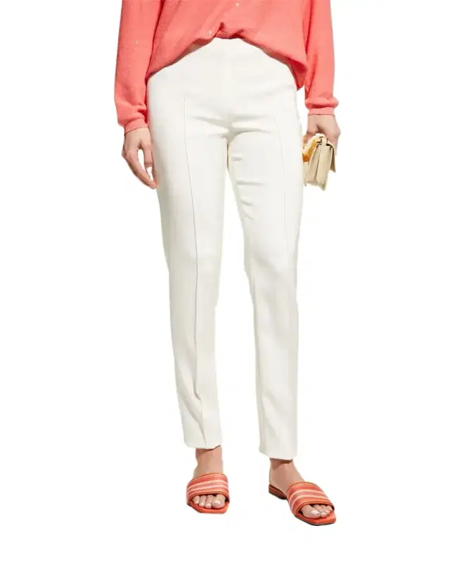 Melissa Mid-Rise Slim-Leg Pants